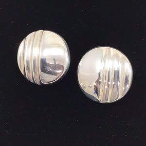 925 Silver clip earrings